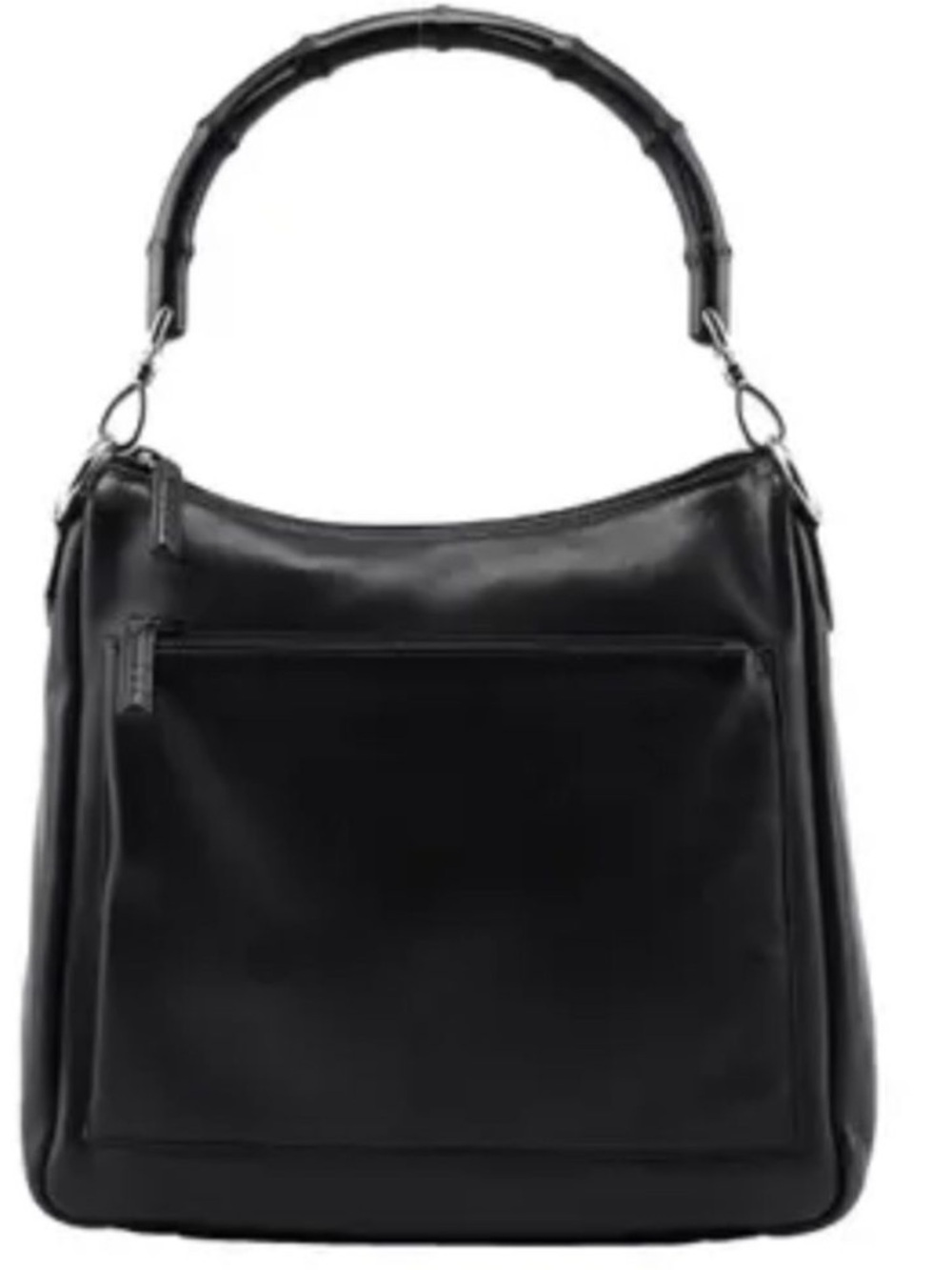 Gucci Diana Cloth & Leather Bamboo Black Women's Bag Excellent Condition - Picture 3 of 13